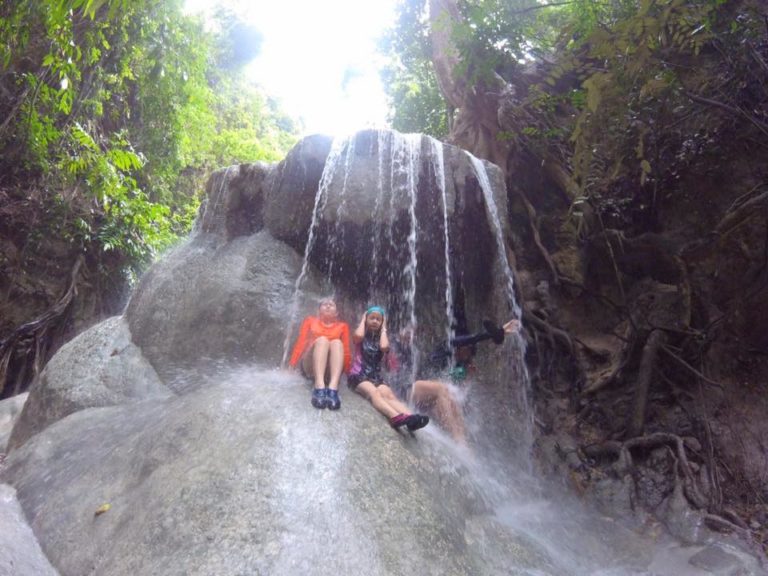 Rappelling Aguinid Falls Samboan